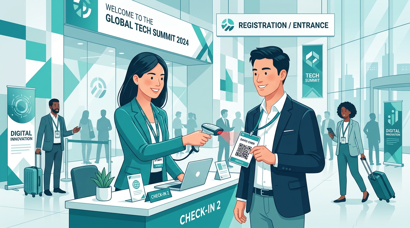 QR Codes for Events: Ticketing, Check-in, Networking & Feedback
