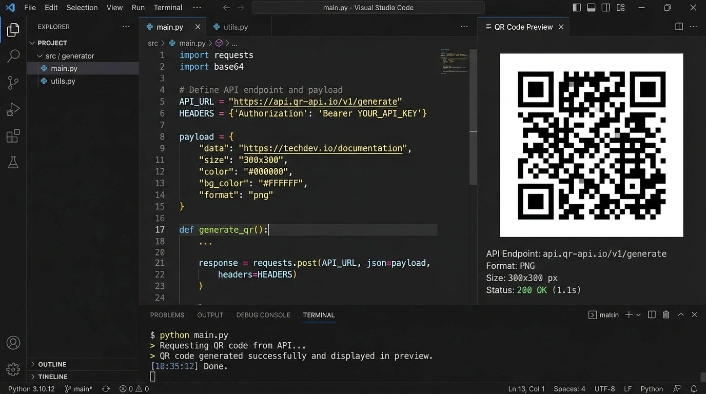 QR Code Generator API: Automate QR Code Creation at Scale