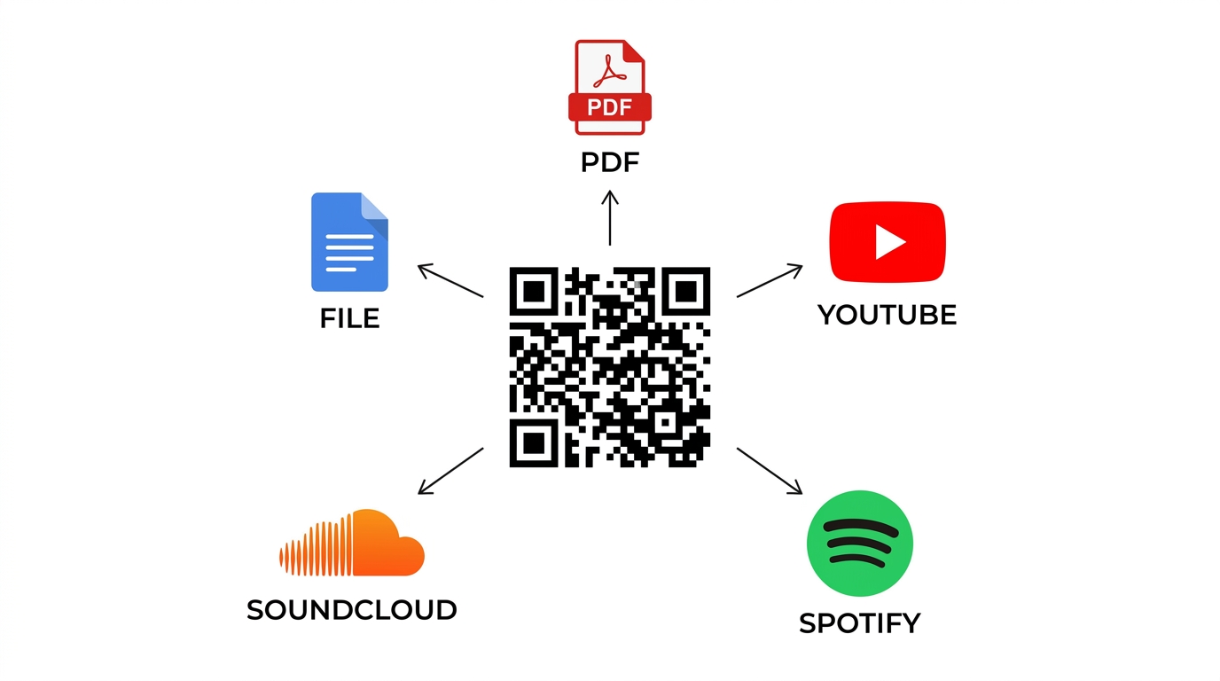 How to Create a QR Code for a PDF, YouTube Video & Any File