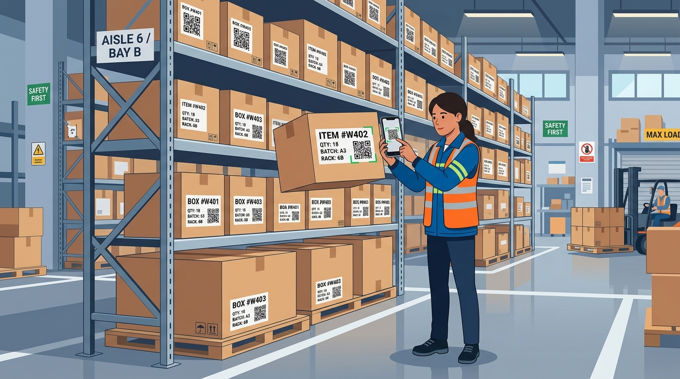 QR Code Inventory Management: Track Assets with Free QR Labels