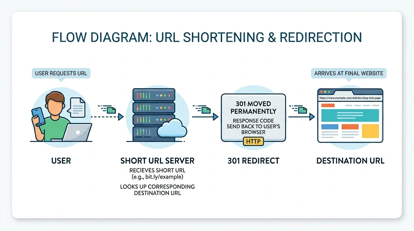 How Does a URL Shortener Work? (Technical + Simple Explanation)