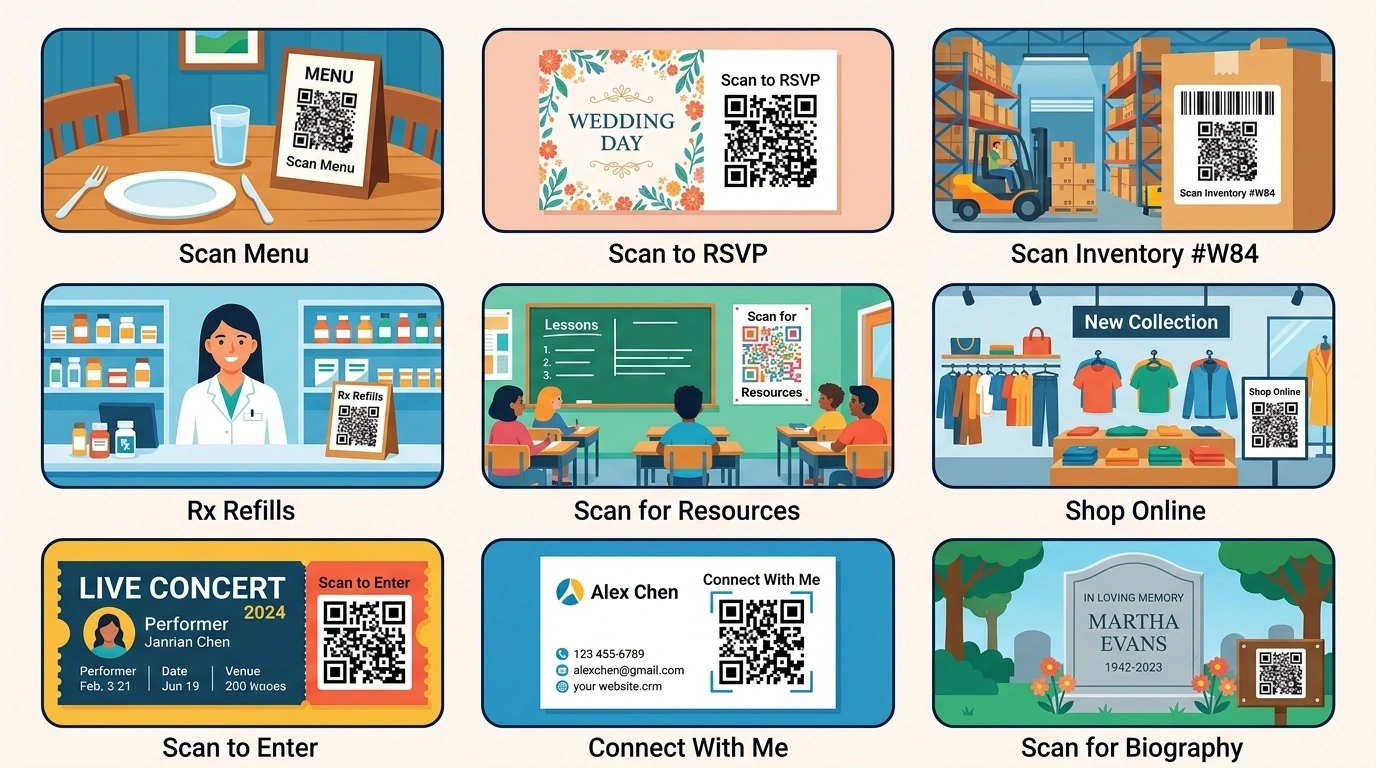 QR Code Use Cases: 25 Ways Businesses Use QR Codes in 2026